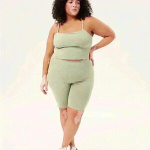 Girlfriend collective Matcha High-Rise Bike Short small